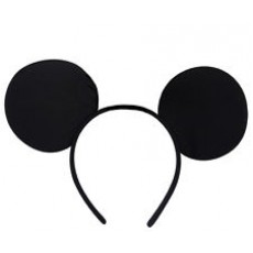 Mickey Mouse Headband Ears - black